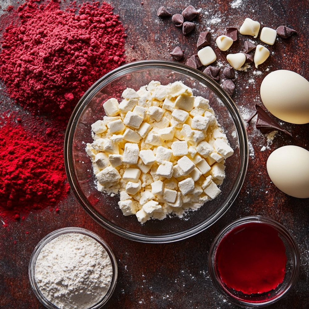 Biscuits craquelés red velvet