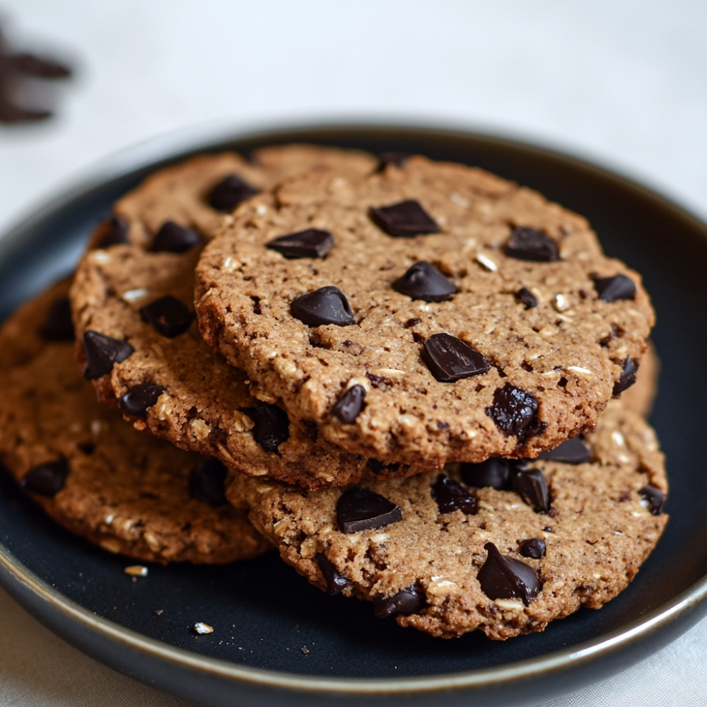Biscuits santé aux pépites de chocolat