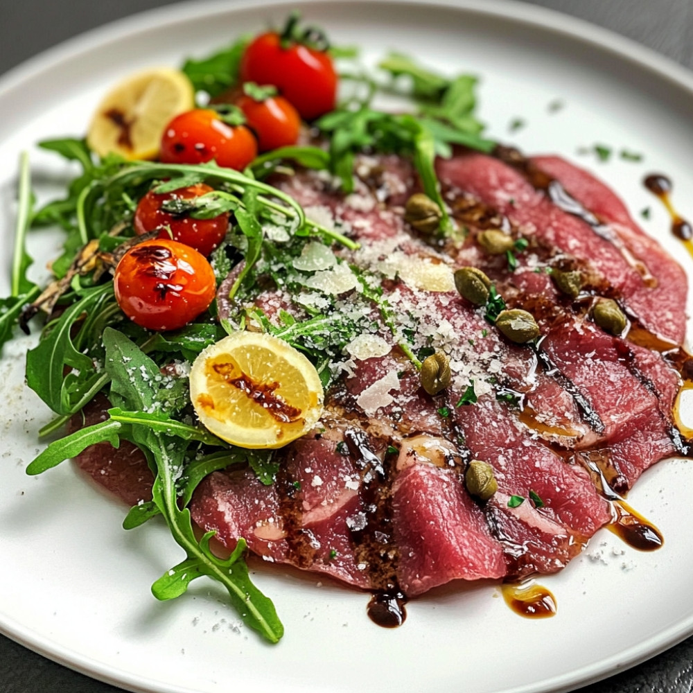 Carpaccio de boeuf pas classique