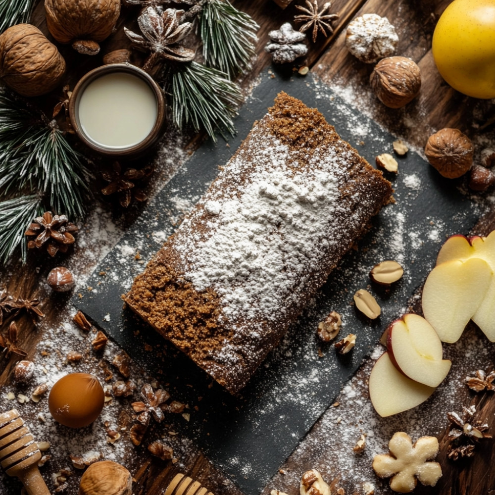 Carrés moelleux au pain d'épices