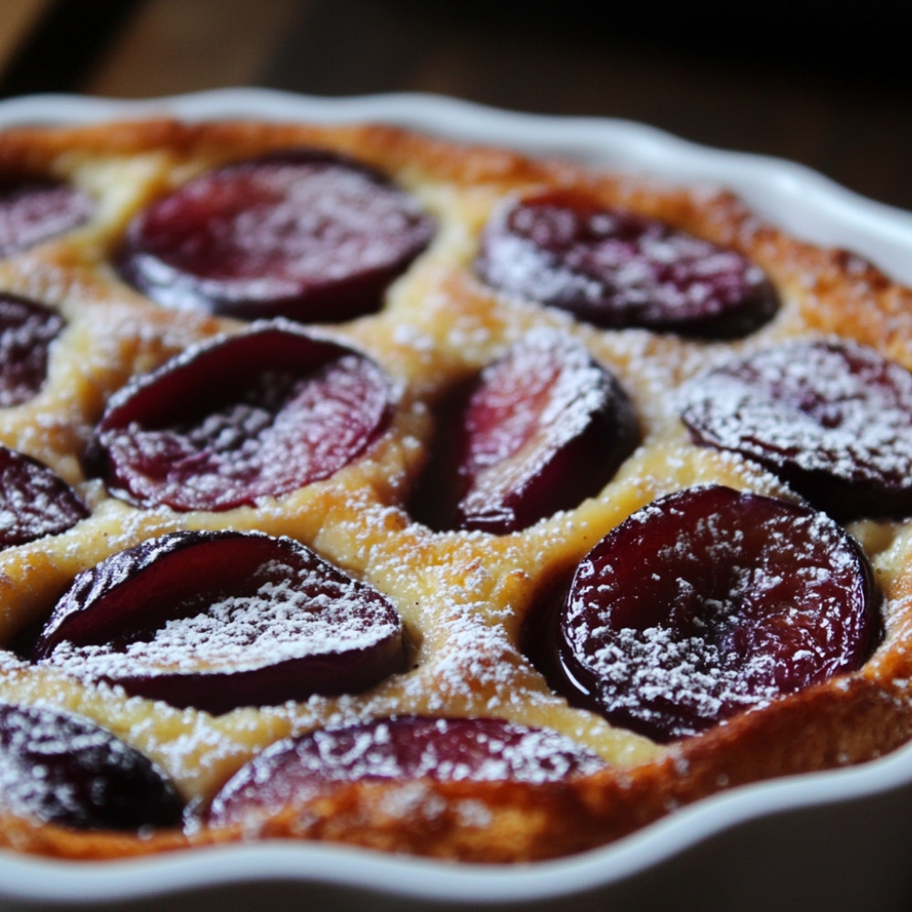 Clafoutis aux reines-claudes
