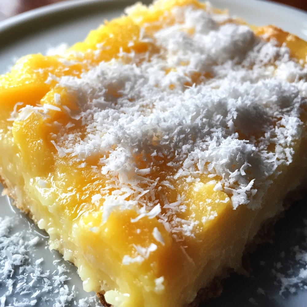 Crêpes ananas, mangues et noix de coco