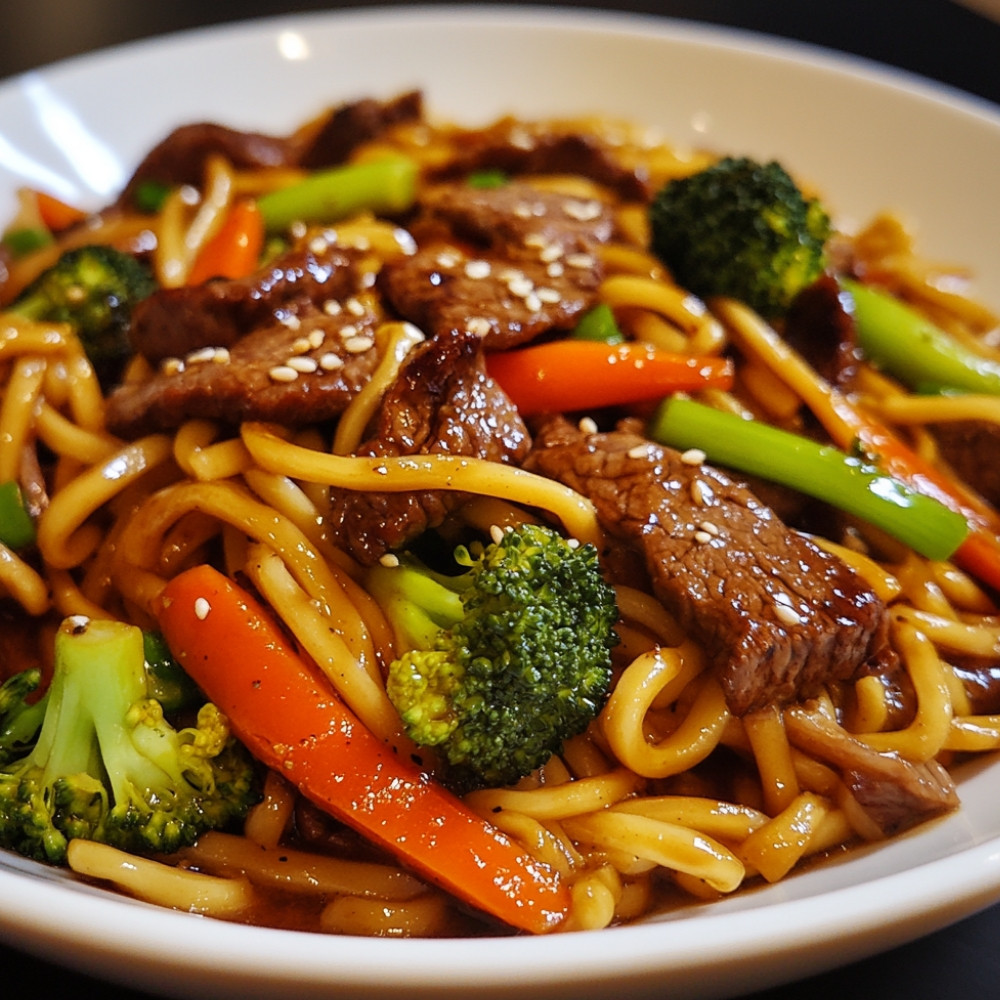 Lo Mein au Bœuf