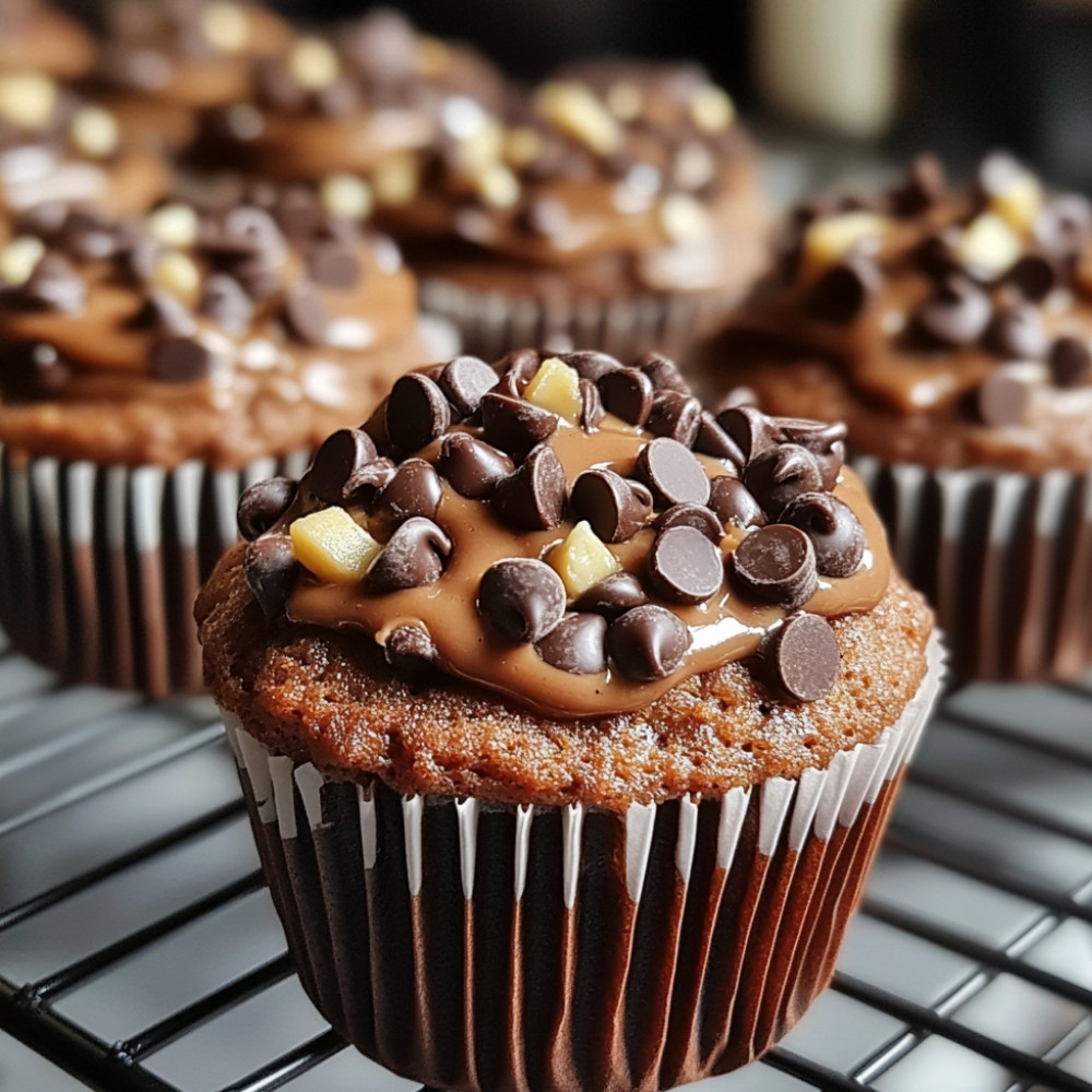 Muffins choco-banane