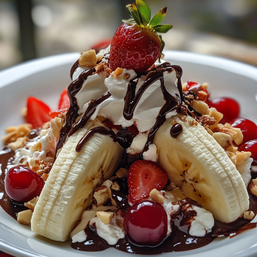 Salade de fruits Banana Split