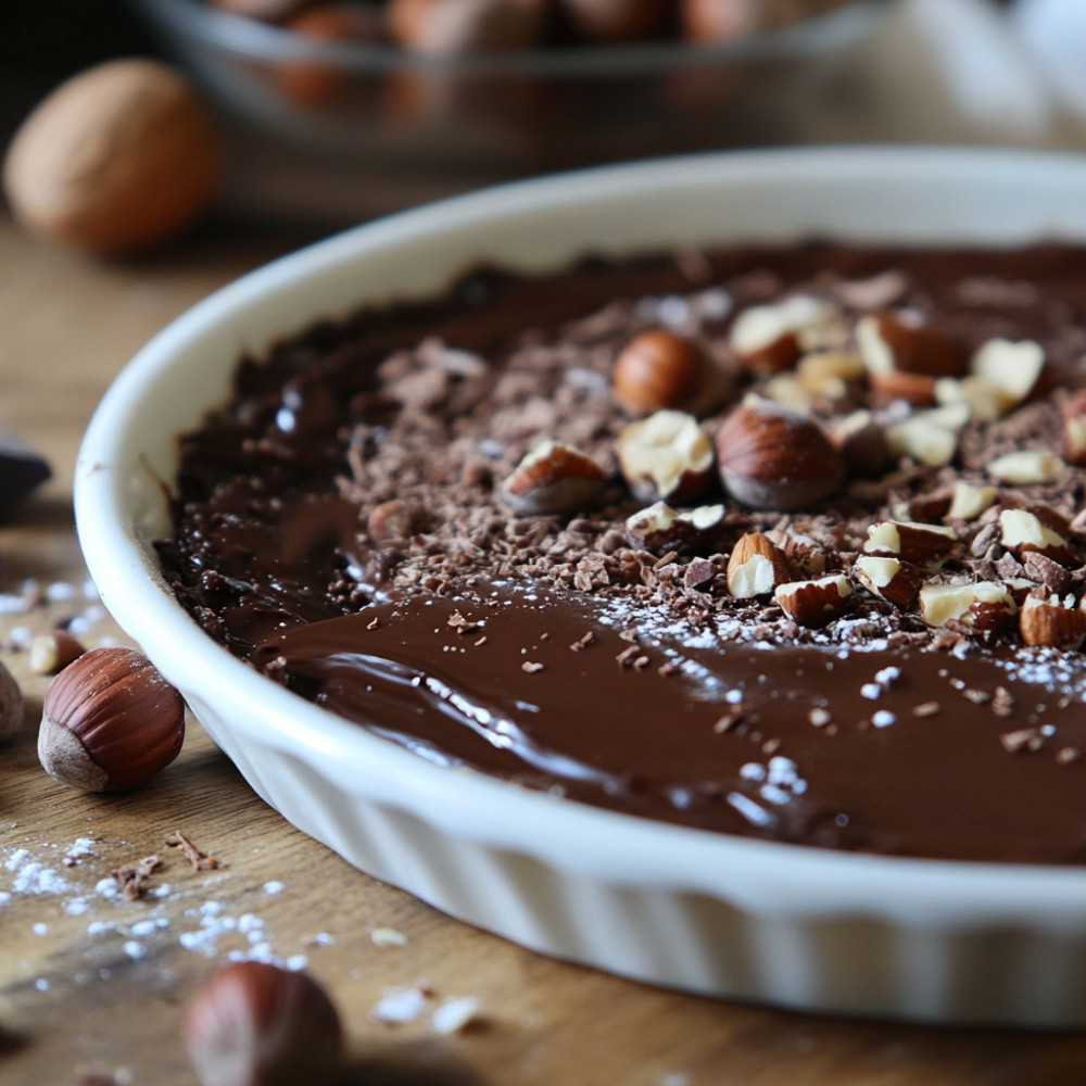 Tarte chocolat noisettes
