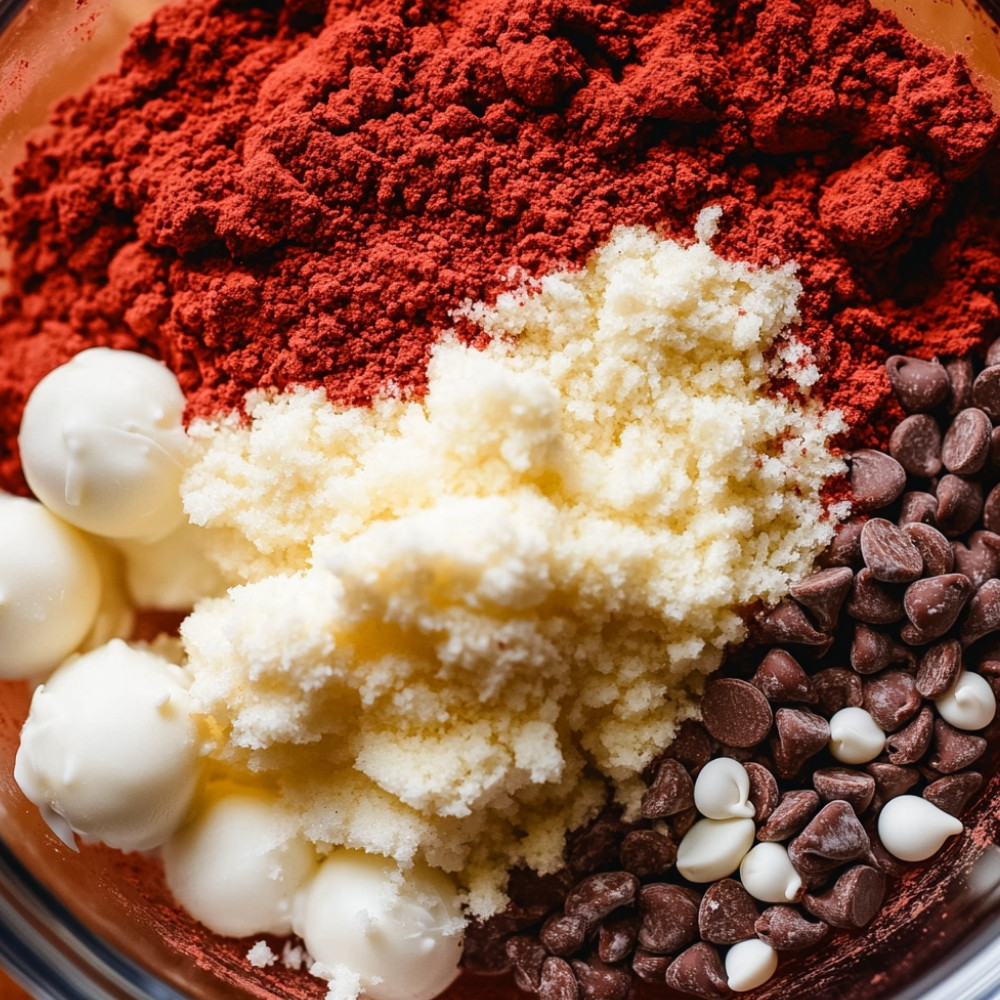 Biscuits craquelés red velvet