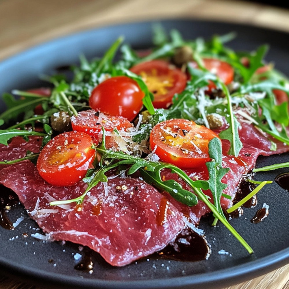 Carpaccio de boeuf pas classique