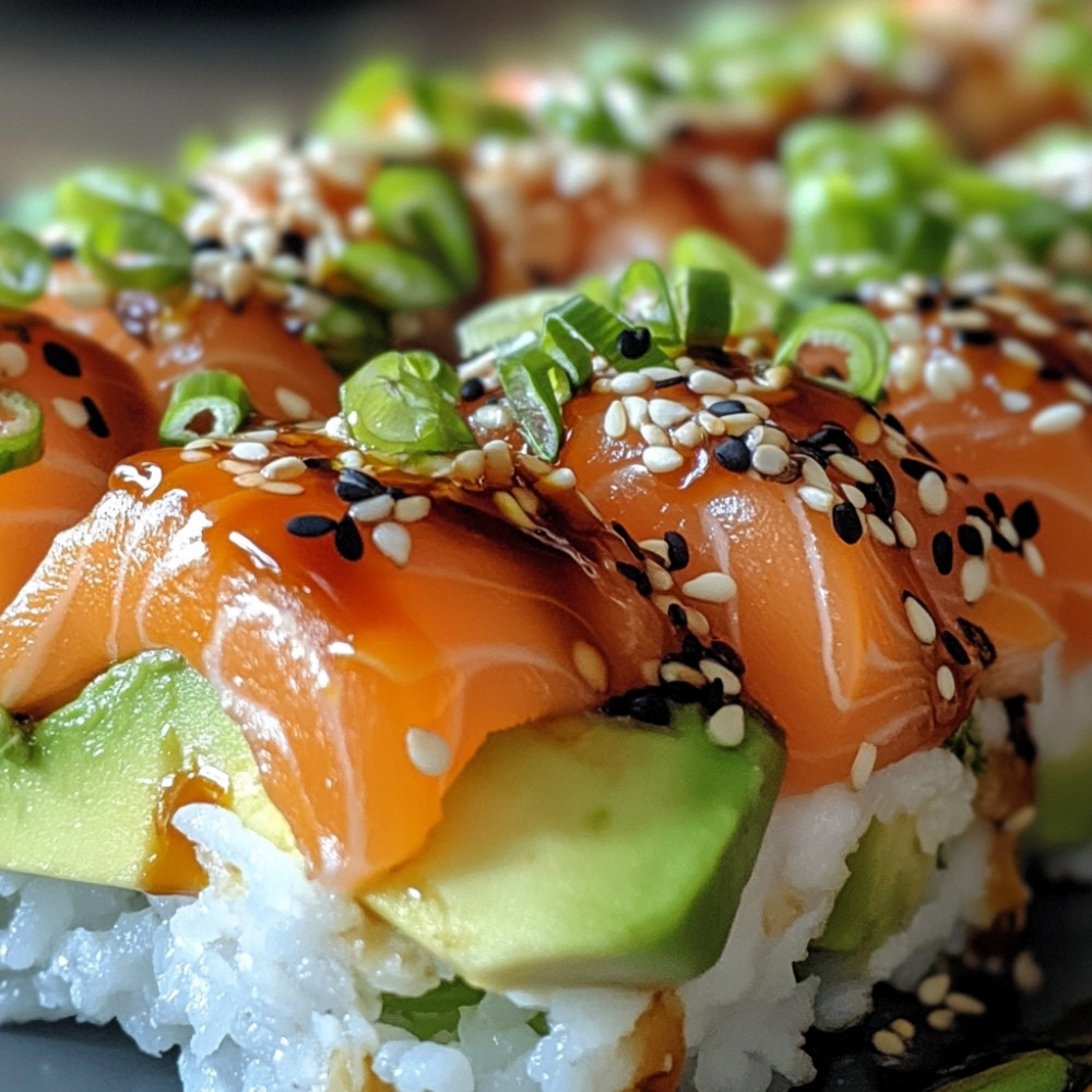 Coupelles style sushi bake au saumon