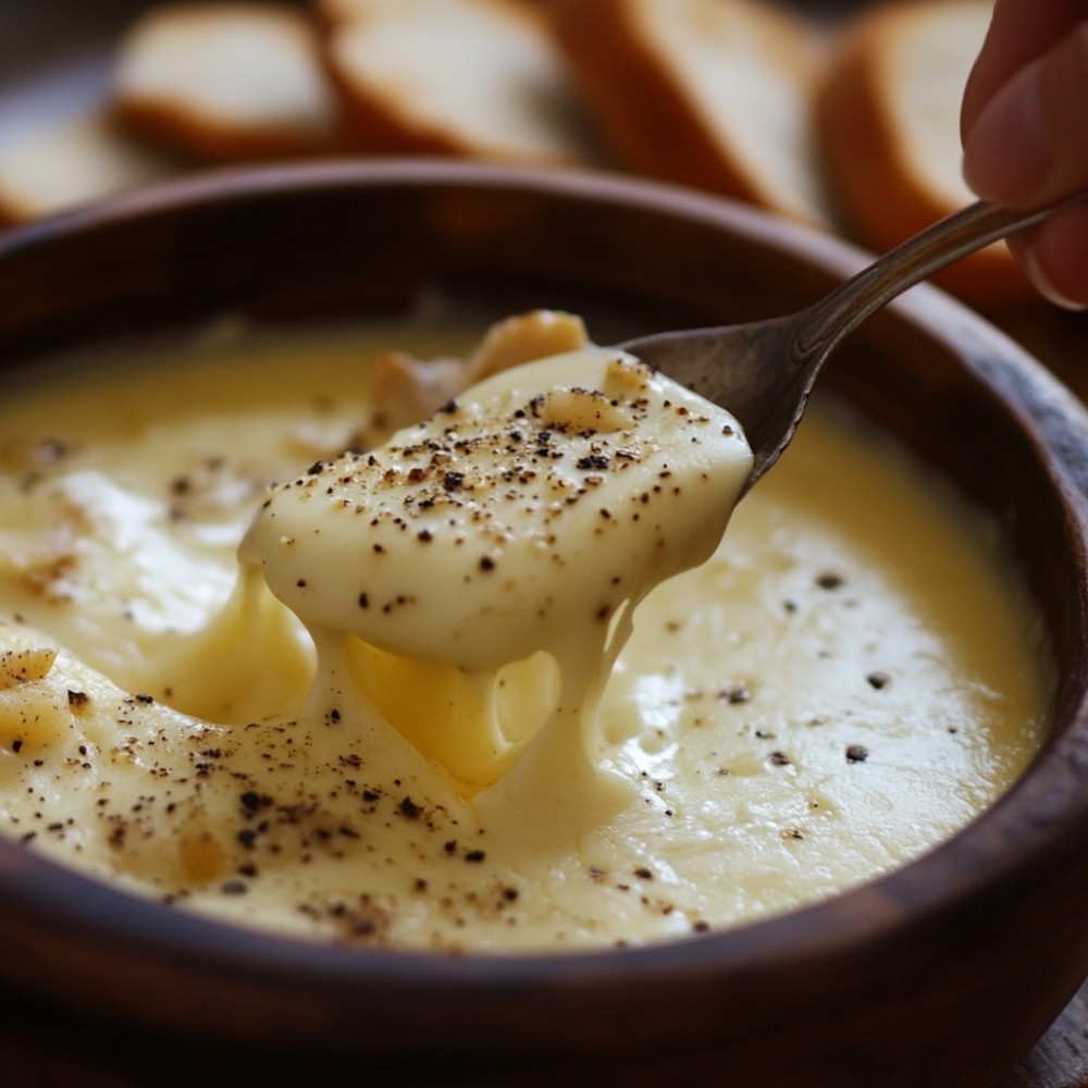 Fondue au fromage à l'italienne
