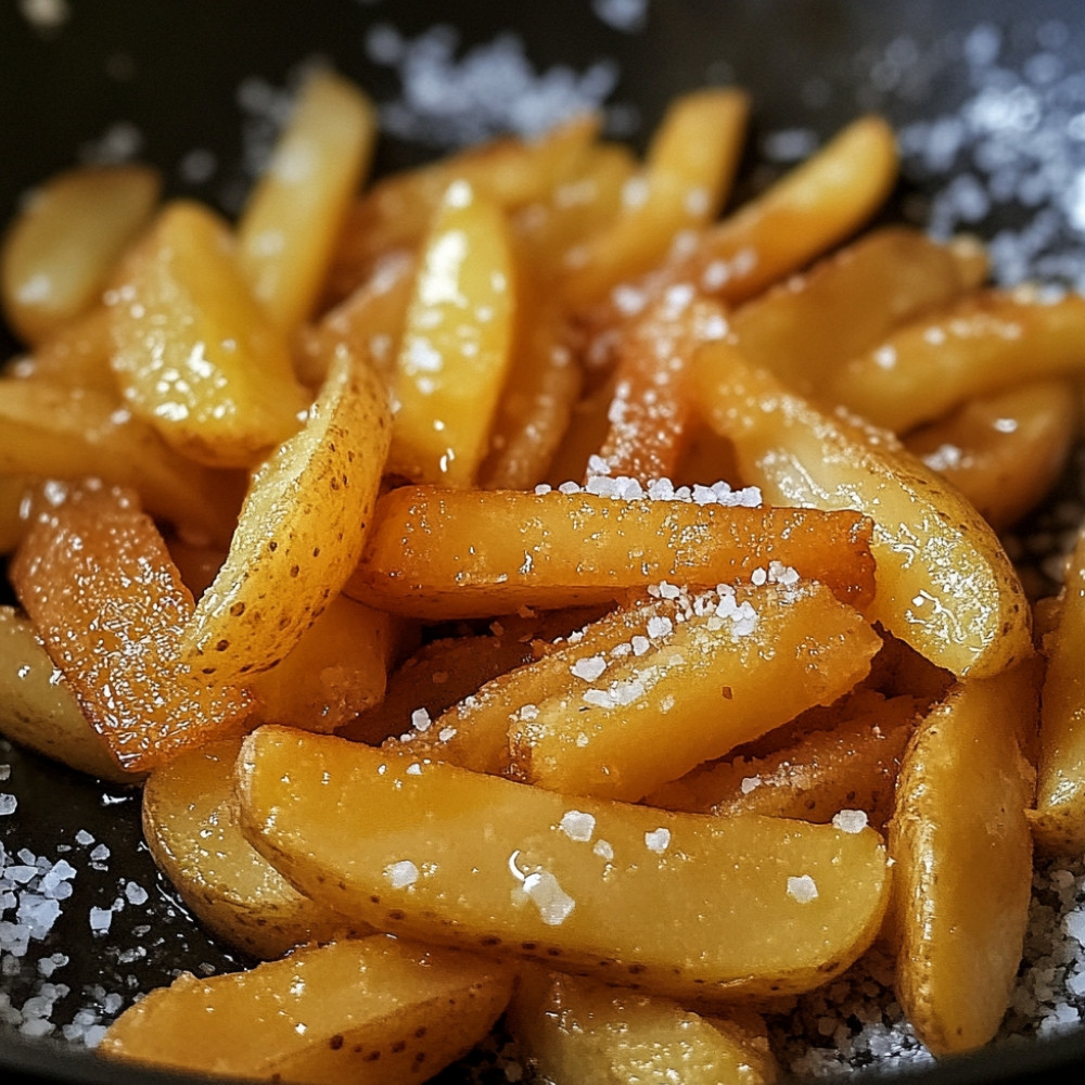 Frites maison friteuse