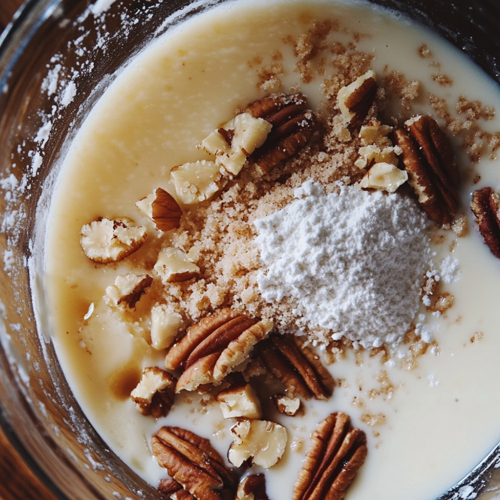 Gâteau maison aux noix de pécan