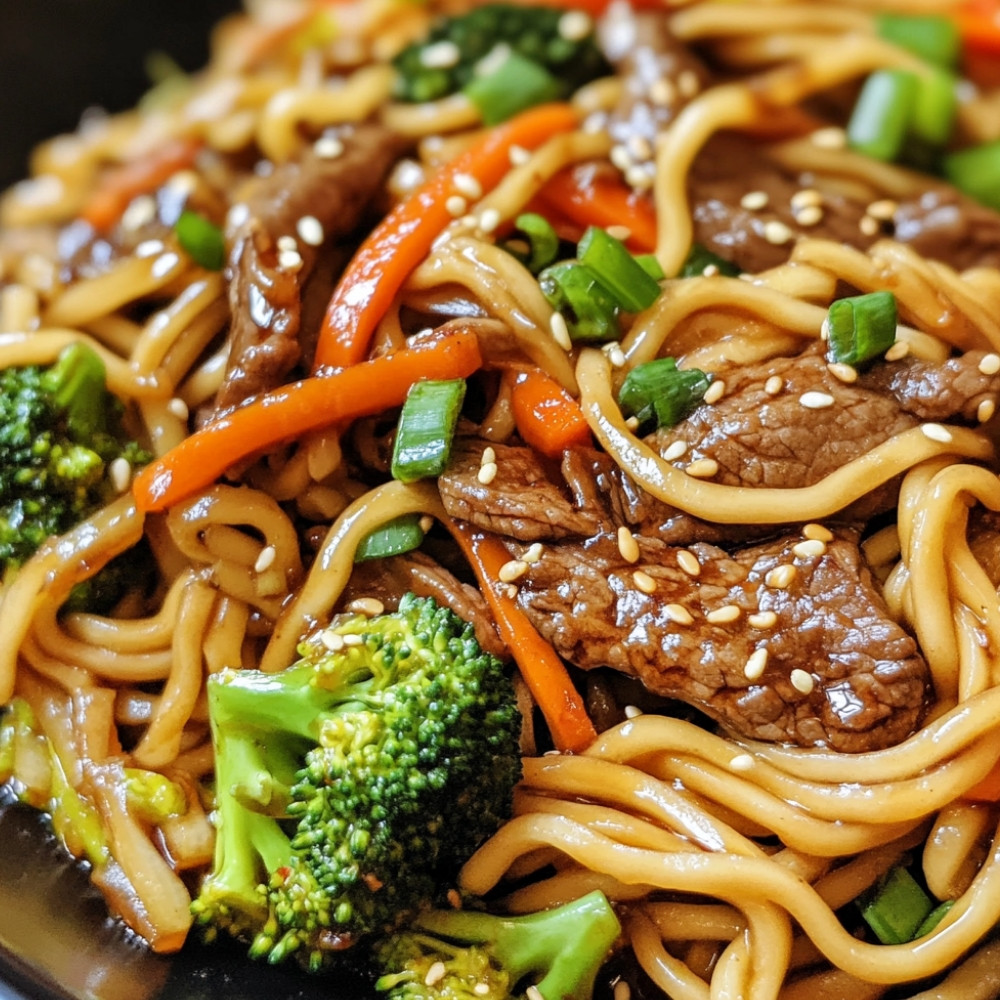 Lo Mein au Bœuf
