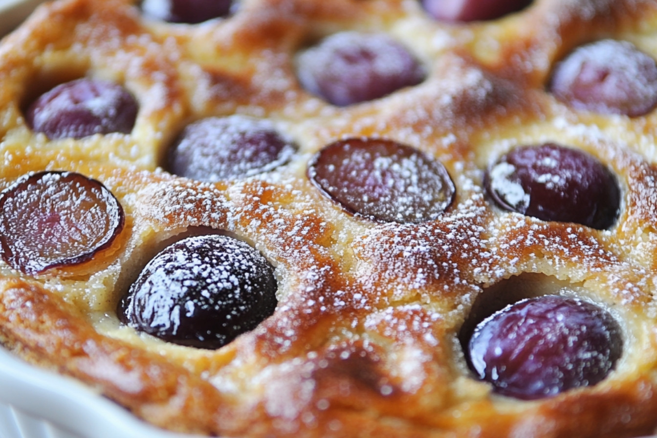 Clafoutis aux reines-claudes