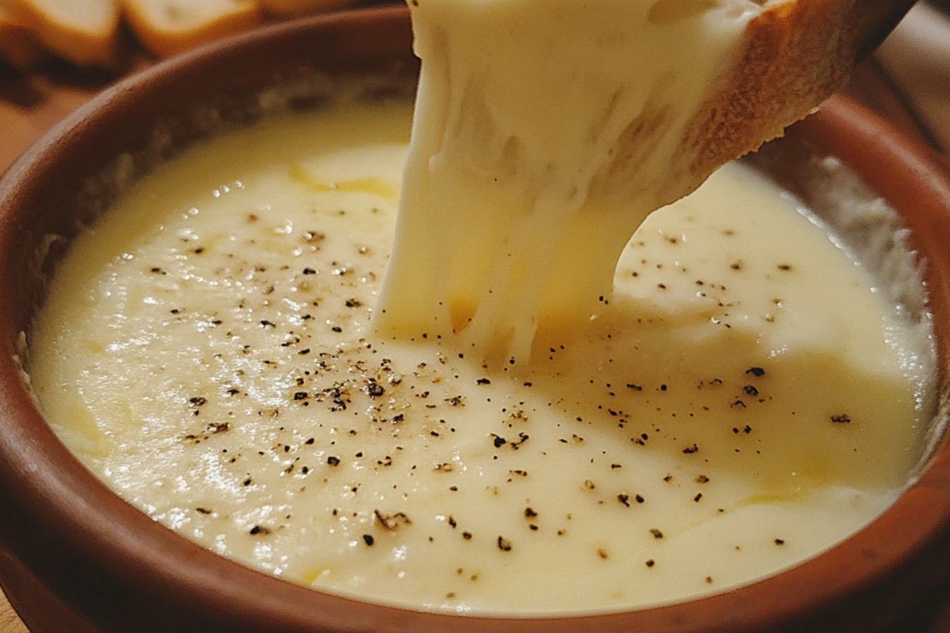 Fondue au fromage à l'italienne