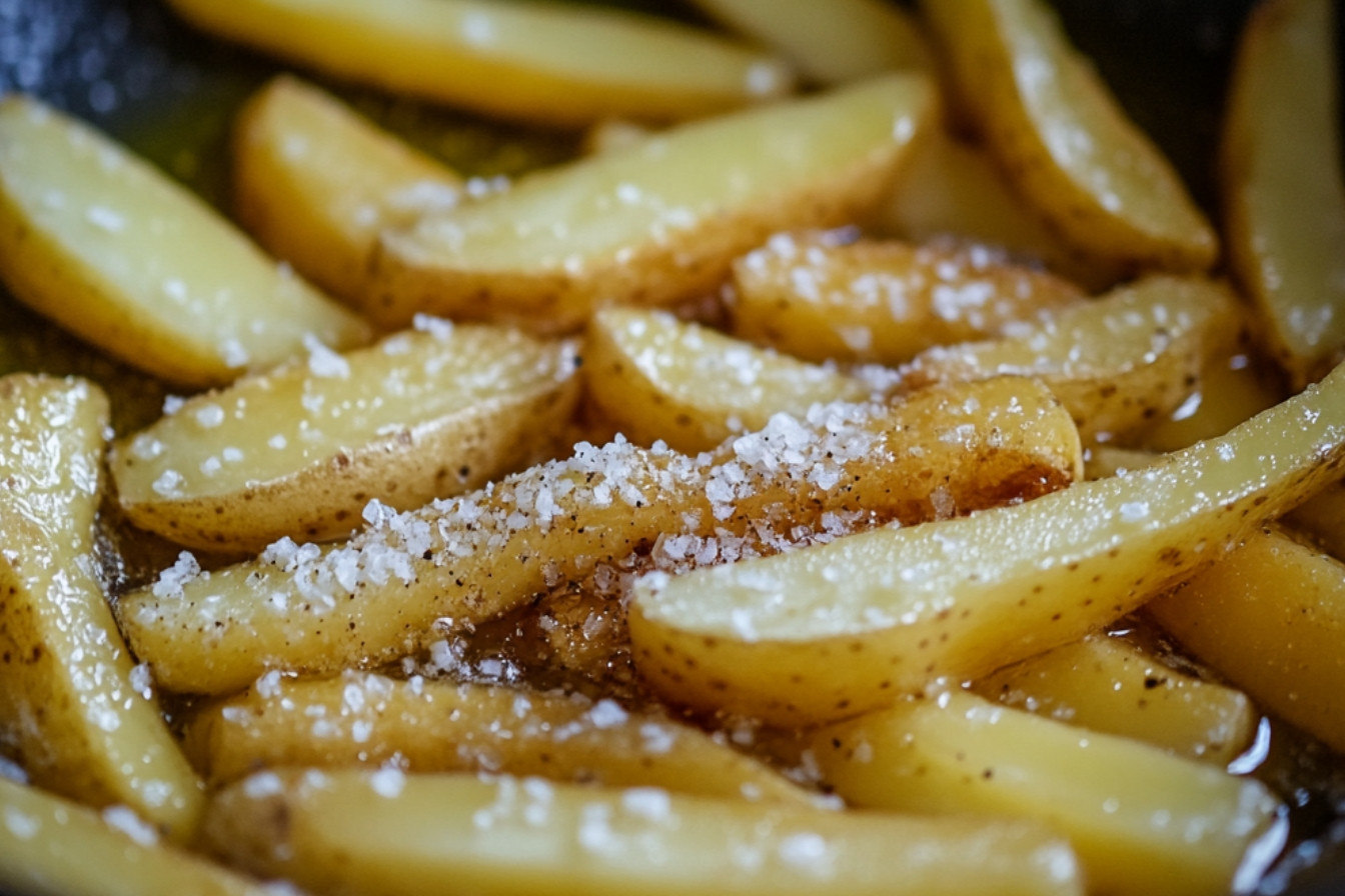 Frites maison friteuse