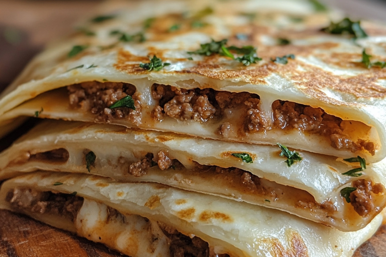 Lasagnes tortillas à la viande hachée