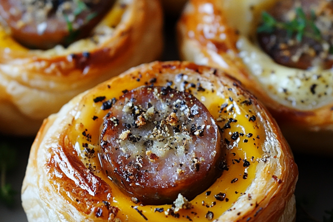 Mini roulés à la saucisse