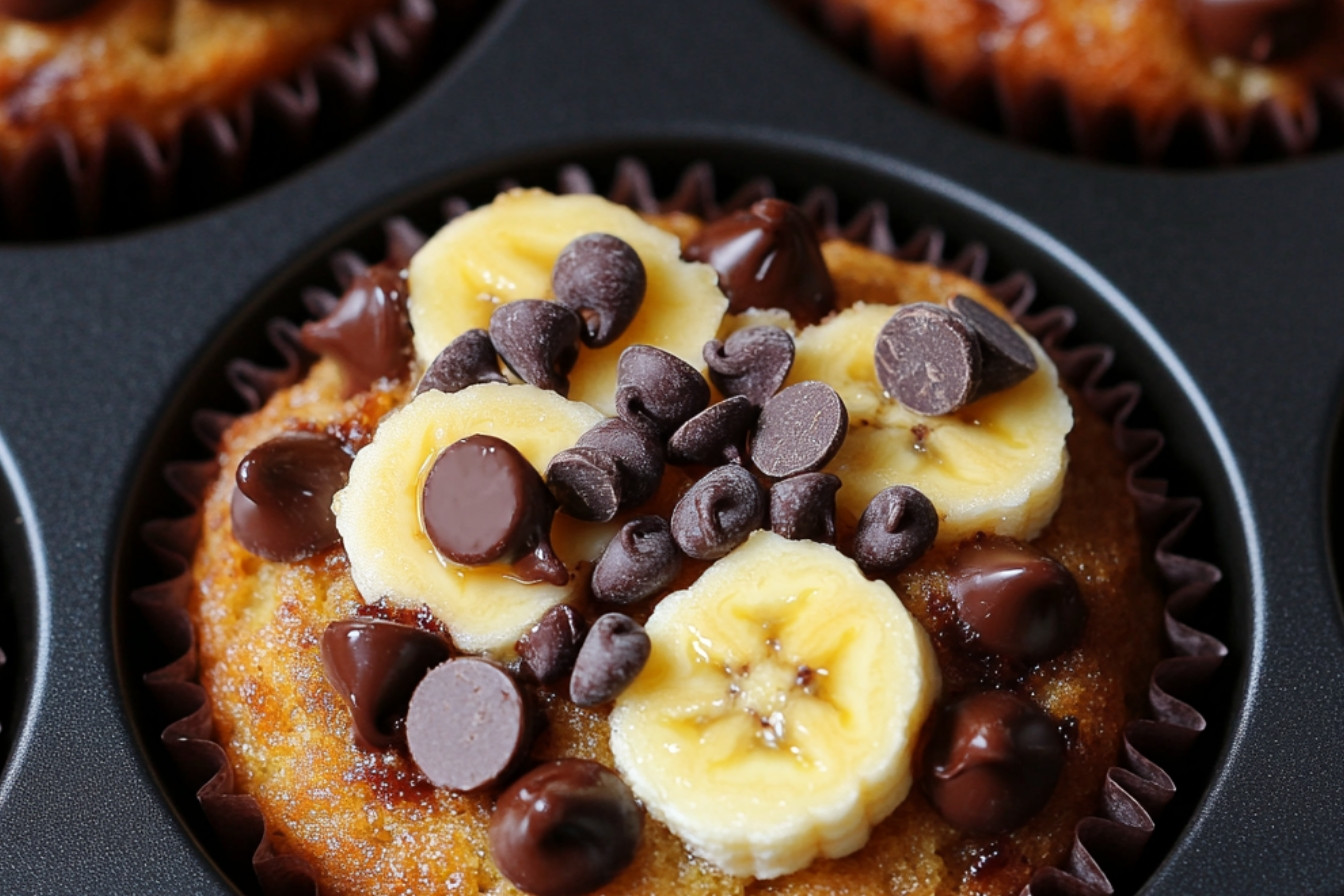 Muffins choco-banane