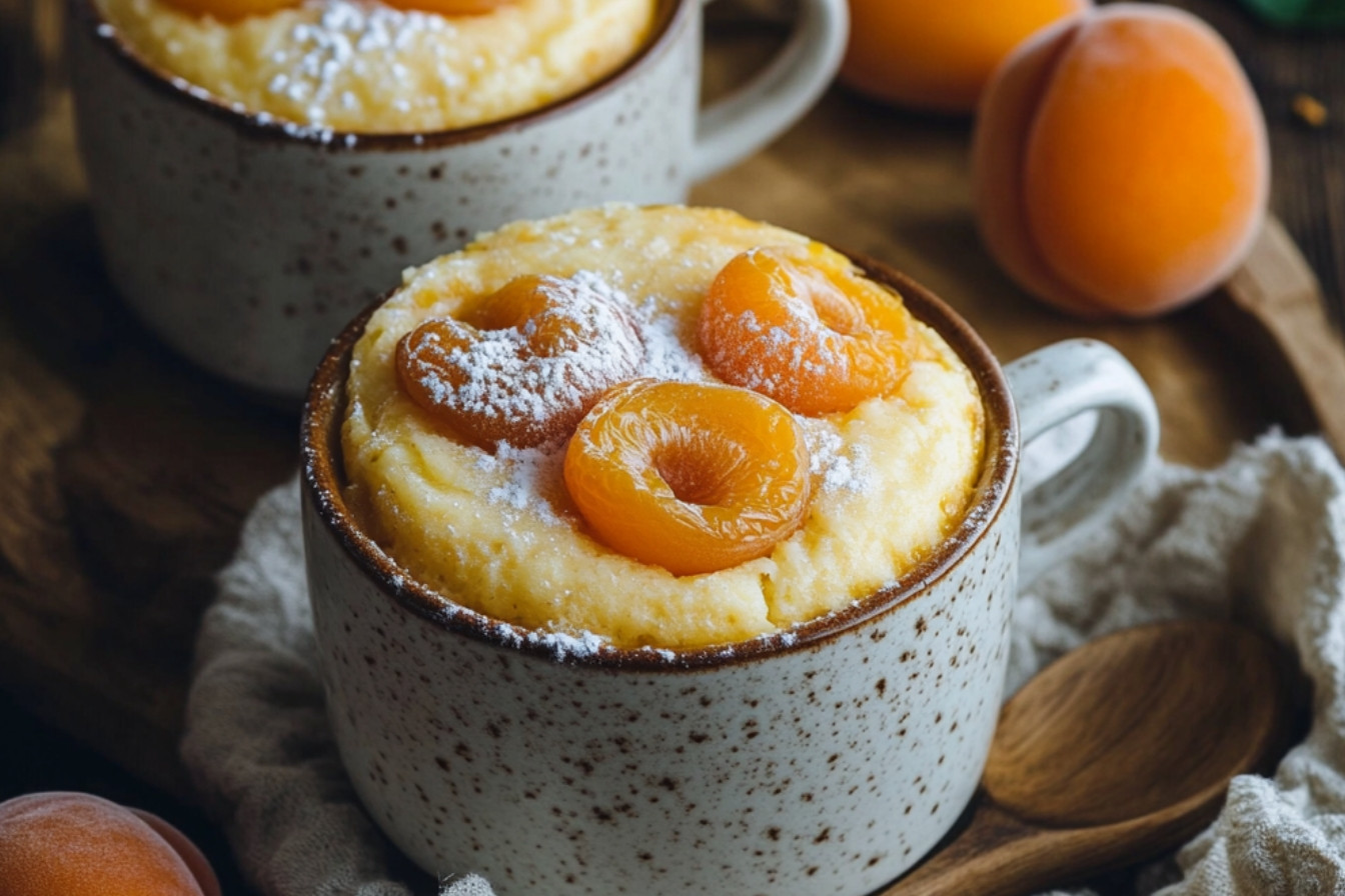 Mugcakes aux abricots