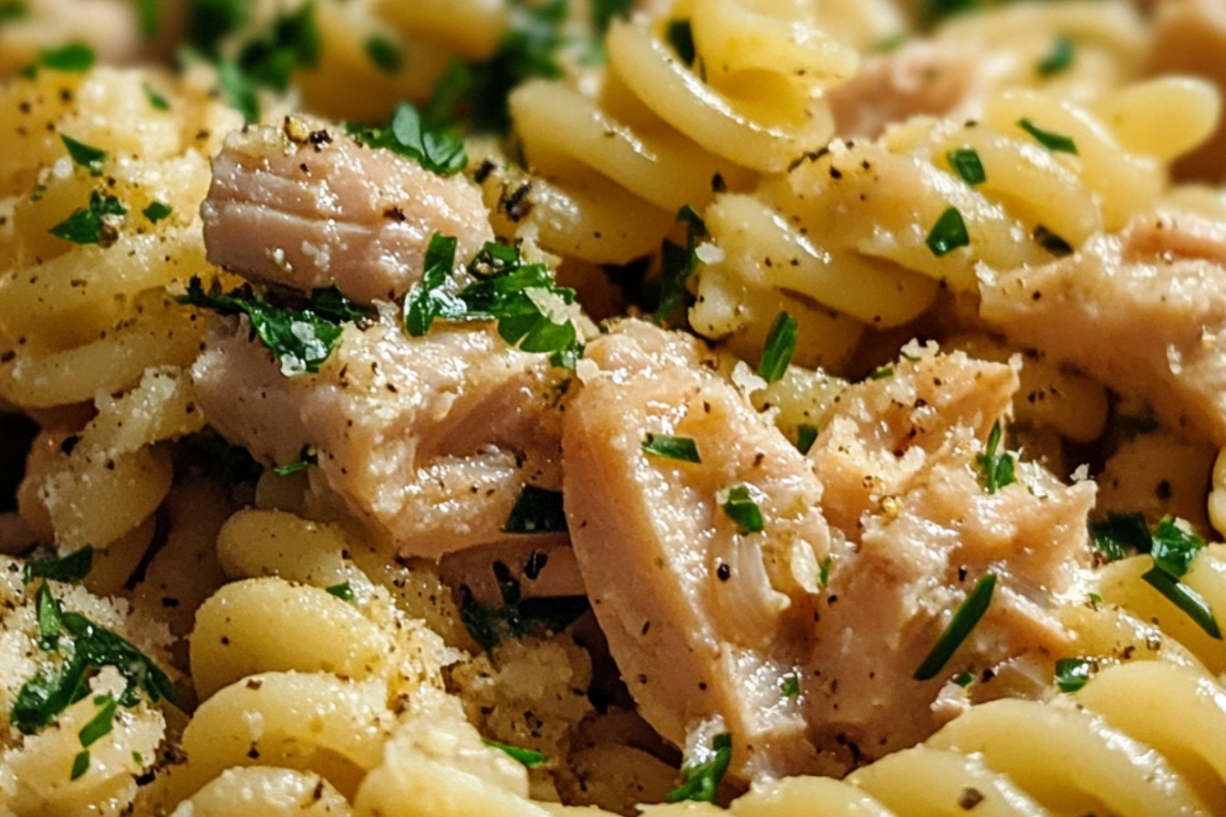 Pâtes ultra-rapides au thon