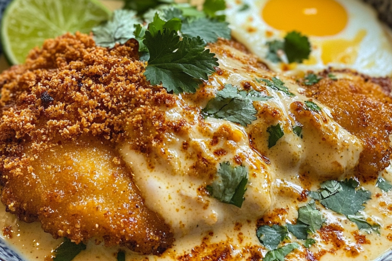 Poulet au curry croustillant