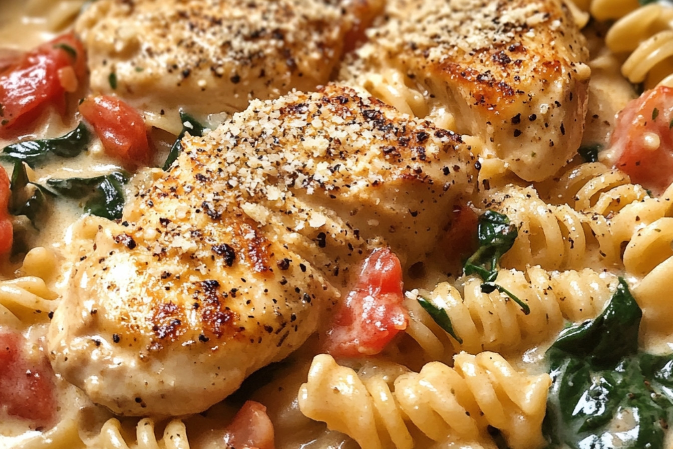 Poulet crémeux à la toscane