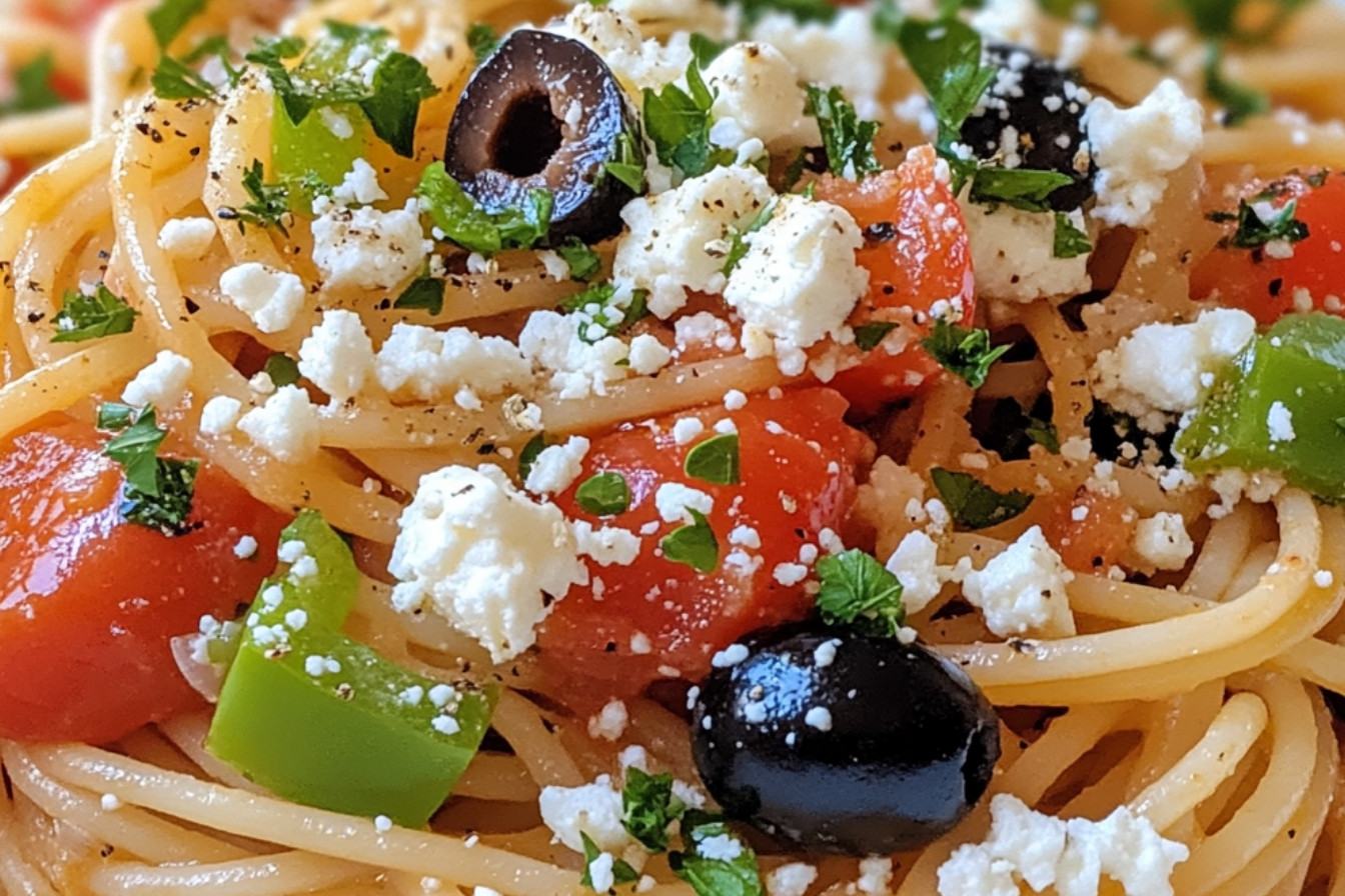 Spaghetti à la grecque