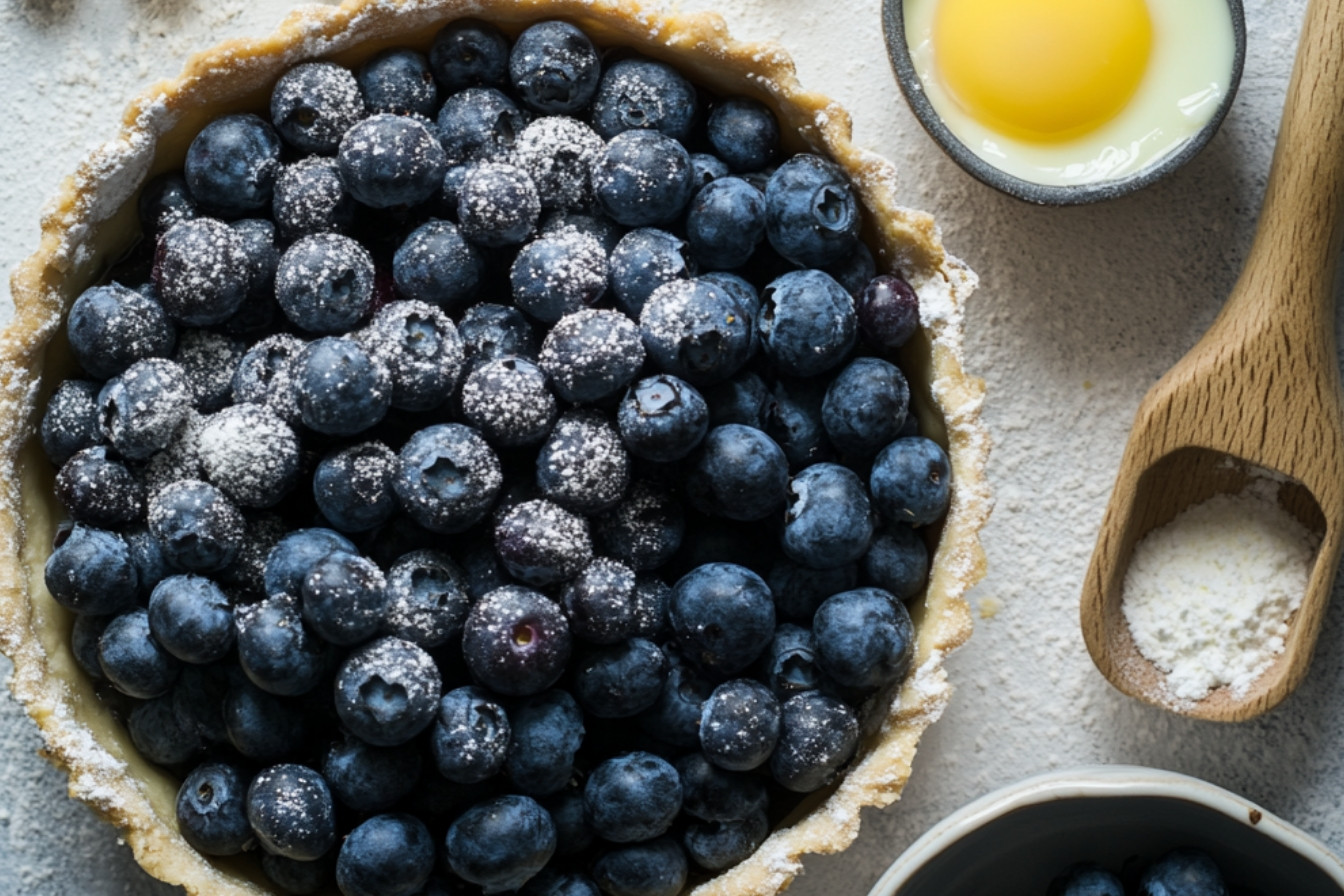 Tarte aux bleuets
